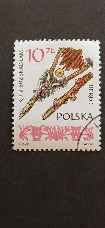 POLAND 1985 OLD MUSICAL INSTRUMENTS