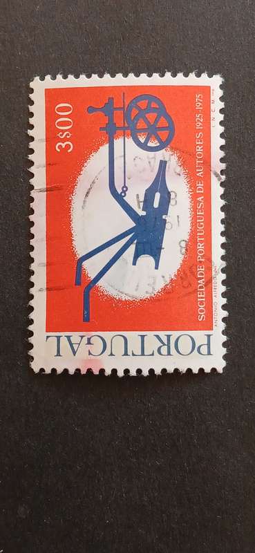 PORTUGAL 1976 50TH ANNIV OF THE PORTUGUESE AUTHORS ASSOCIATION