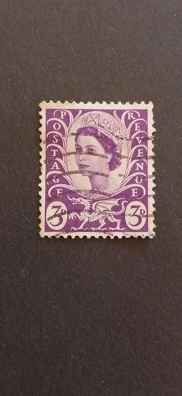 REGIONAL DEFINITIVES WALES 1958 QUEEN ELIZABETH II- REGIONAL DEFINITIVES