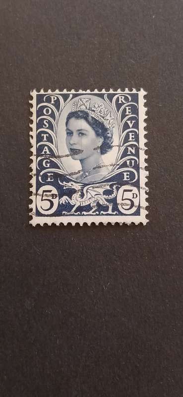 REGIONAL DEFINITIVES WALES 1967 QUEEN ELIZABETH II-NEW COLORS AND VALUES