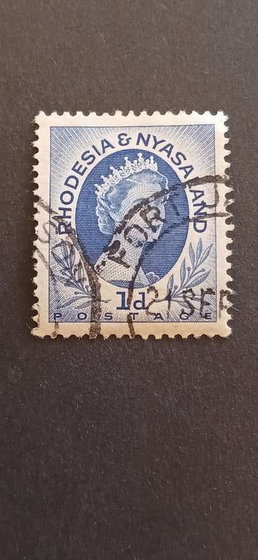 RHODESIA & NYASALAND 1954 QUEEN ELIZABETH II