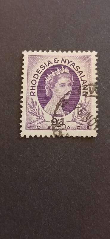 RHODESIA & NYASALAND 1954 QUEEN ELIZABETH II