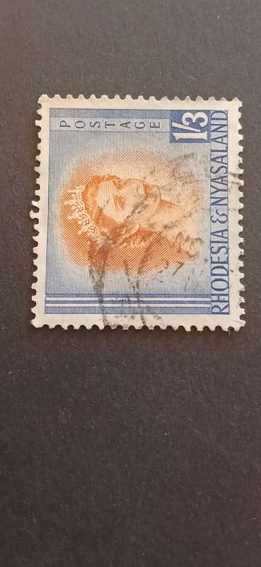 RHODESIA & NYASALAND 1954 QUEEN ELIZABETH II