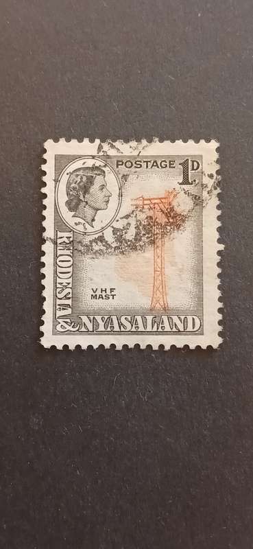 RHODESIA & NYASALAND 1959-62 QUEEN ELIZABETH II- LOCAL MOTIVES