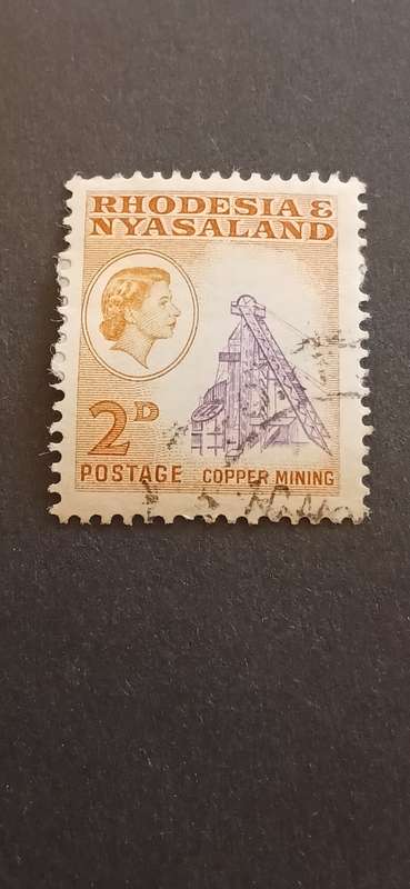 RHODESIA & NYASALAND 1959-62 QUEEN ELIZABETH II- LOCAL MOTIVES