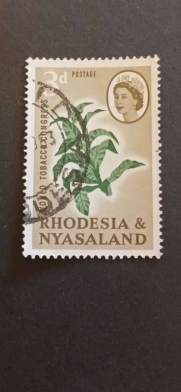 RHODESIA & NYASALAND 1963 WORLD TABACCO CONGRESS