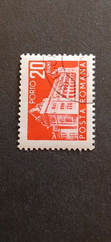 ROMANIA 1967 POSTAGE DUE STAMPS- NATIONAL POST & TELECOMMUNICATIONS(WATERMARKED)