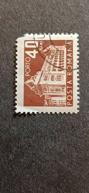 ROMANIA 1967 POSTAGE DUE STAMPS- NATIONAL POST & TELECOMMUNICATIONS(WATERMARKED)
