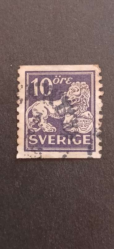 SWEDEN 1925 STANDING LION