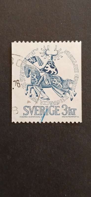 SWEDEN 1970 MAGNUS LADULAA`S AND ERIK MAGNUSSON`S SEALS
