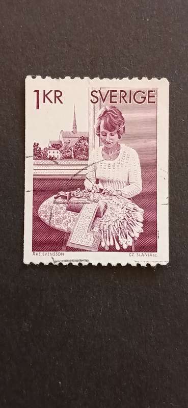 SWEDEN 1976 AUKS AND LACE MAKER