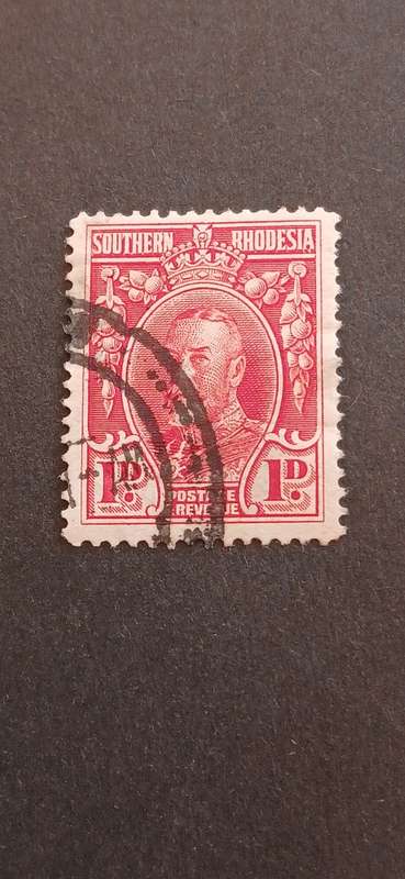 SOUTHERN RHODESIA 1931 KING GEORGE V IN UNIFORM