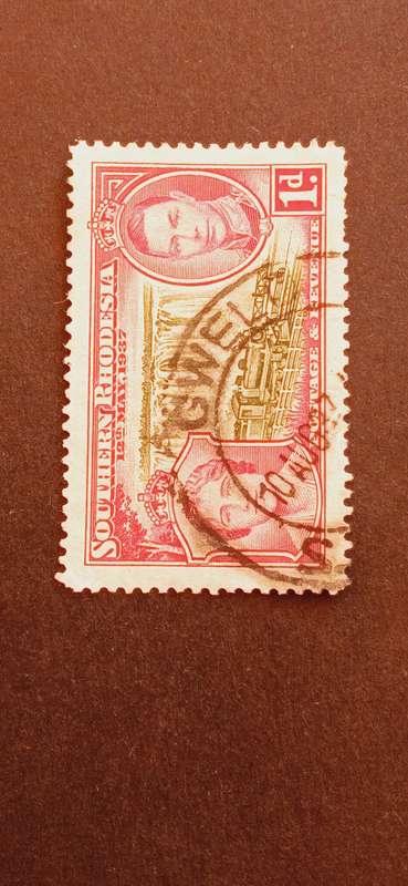SOUTHERN RHODESIA 1937 CORONATION OF KING GEORGE V & QUEEN ELIZABETH