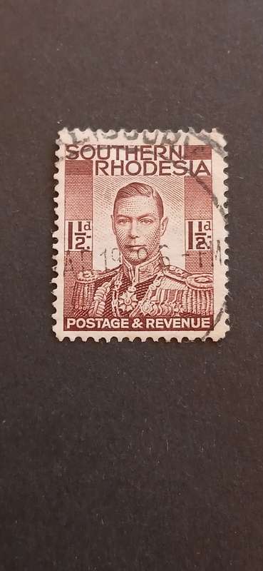 SOUTHERN RHODESIA 1937 KING GEORGE VI