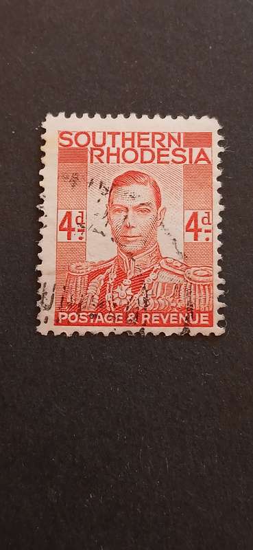 SOUTHERN RHODESIA 1937 KING GEORGE VI