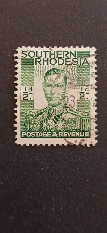 SOUTHERN RHODESIA 1937 KING GEORGE VI