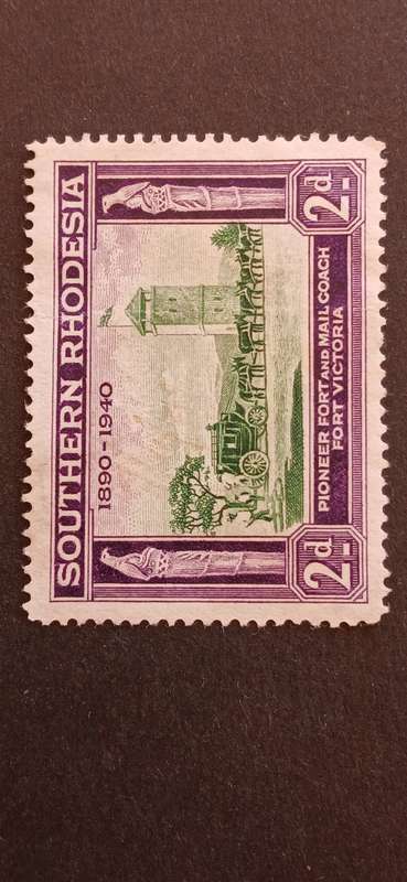 SOUTHERN RHODESIA 1940 50TH ANNIV OF BRITISH SOUTH AFRICA COMPANY