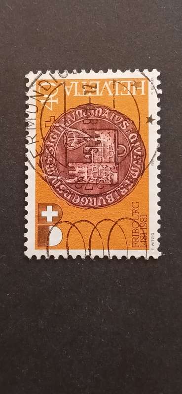 SWITZERLAND 1981 500TH ANNIV OF FREIBURG- SOLOTHURN AND STANSER VERKOMMNIS