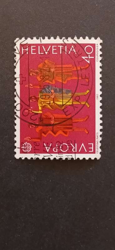 SWITZERLAND 1982 EUROPA STAMPS- HISTORIC EVENTS