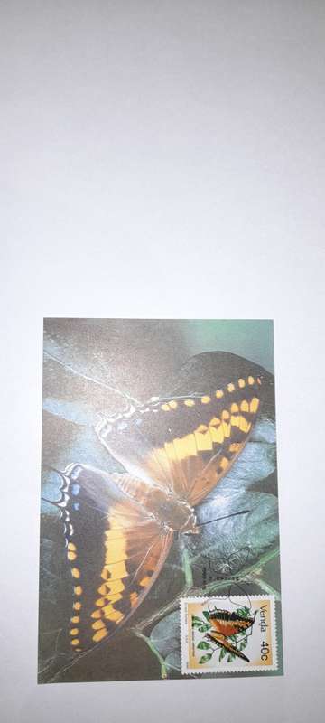 VENDA 1990 Butterflies p/cards set of 4