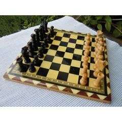 CHESS SET - Wooden vintage set