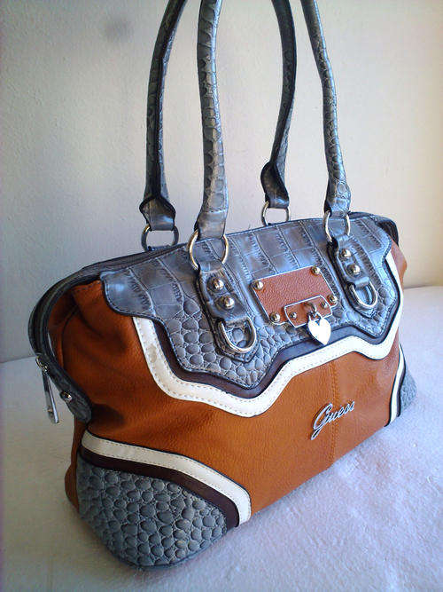 GUESS Handbag - Stone Rust Multi Luxury Bag