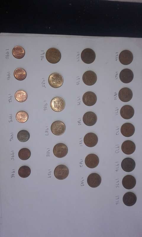 1c SA Coin Set