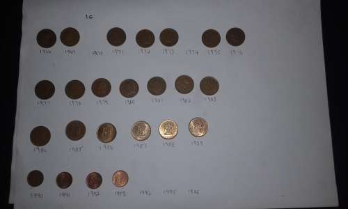1c - 1966, 1967, 1970 - 1973, 1975 - 1993