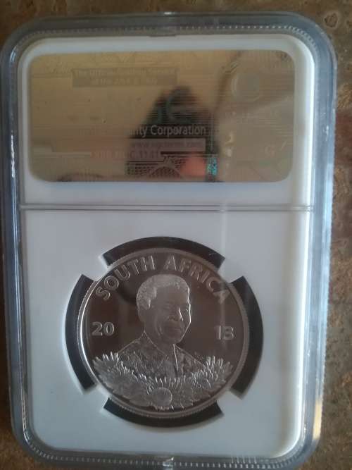 2013 SILVER R1 MANDELA LIFE OF A LEGEND Proof 70