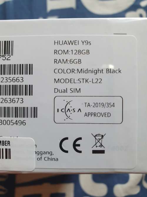 HUAWEI  Y9S AND WATCH FIT
