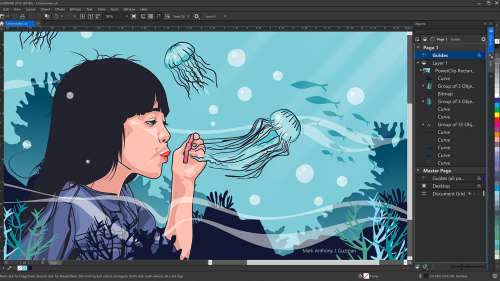 CorelDraw graphics suite 2021 for WINDOWS (LIFETIME VERSION)