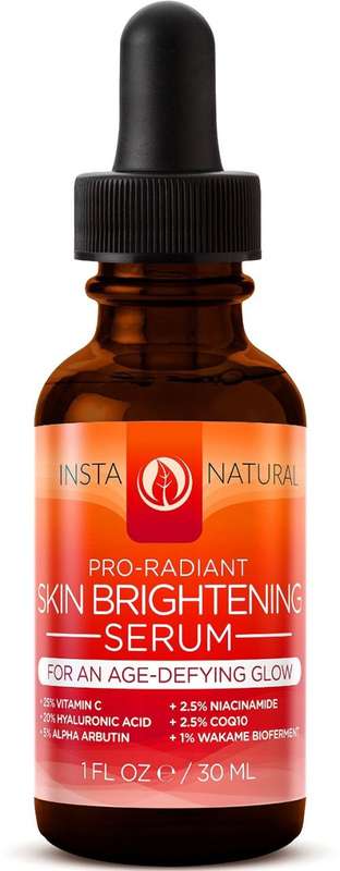 InstaNatural Vitamin C 25% Serum for Face with Hyaluronic Acid - Skin Brightening & Anti Aging Radia