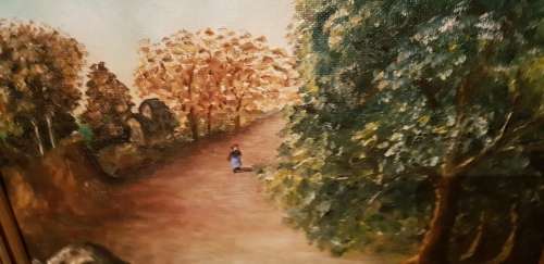 ORIGINAL DINO PARAVANO OIL PAINTING - IN ORIGINAL FRAME VALUE R9000.00