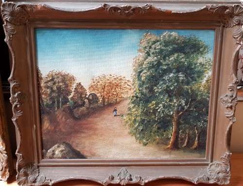 ORIGINAL DINO PARAVANO OIL PAINTING - IN ORIGINAL FRAME VALUE R9000.00