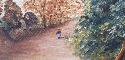 ORIGINAL DINO PARAVANO OIL PAINTING - IN ORIGINAL FRAME VALUE R9000.00