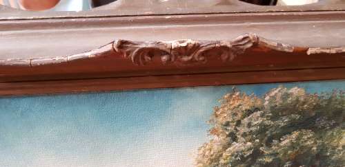 ORIGINAL DINO PARAVANO OIL PAINTING - IN ORIGINAL FRAME VALUE R9000.00