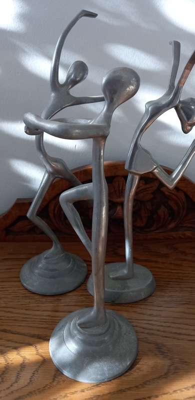 3 BALLET DANCER FIGURINES 1 BID FOR ALL 3