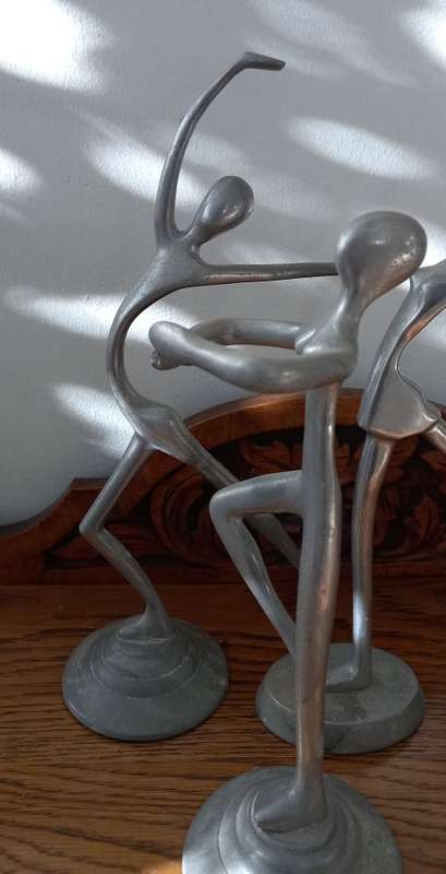3 BALLET DANCER FIGURINES 1 BID FOR ALL 3