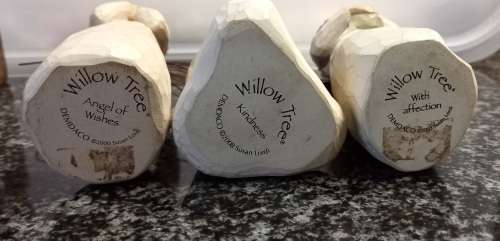 3 BEAUTIFUL WILLOW TREE FIGURINES BY SUSAN LORDI - ALL FOR 1 BID