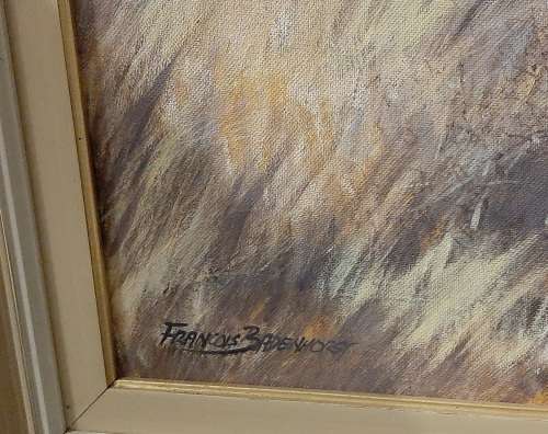 LARGE FRANCOIS BADENHORST (1934-2013) OIL PAINTING - FRAMED