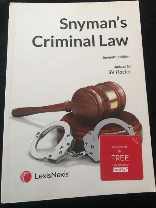 Snymans Criminal Law 7e