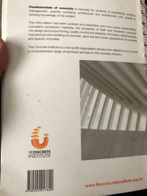 Fundamentals Of Concrete Third Edition Gill Owens