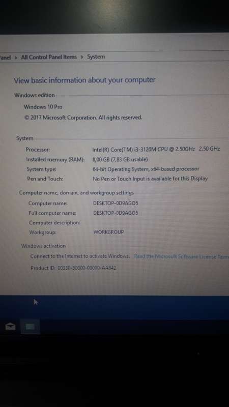 Lenovo i3 8GB