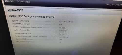 Dell Poweredge T140 Xeon