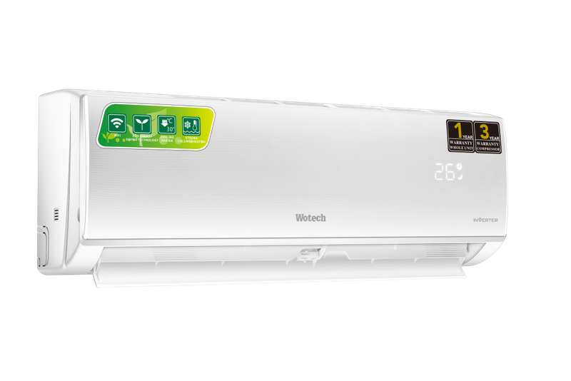 WOTECH 18000BTU Split Inverter Air Conditioner with WIFI control