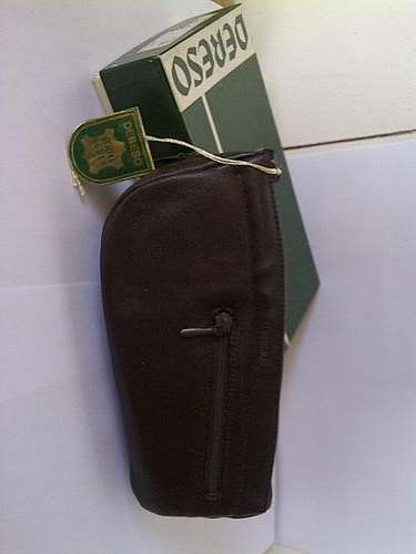 GENUINE LEATHER!!  Tobacco pouch made in Germany by Dereso
