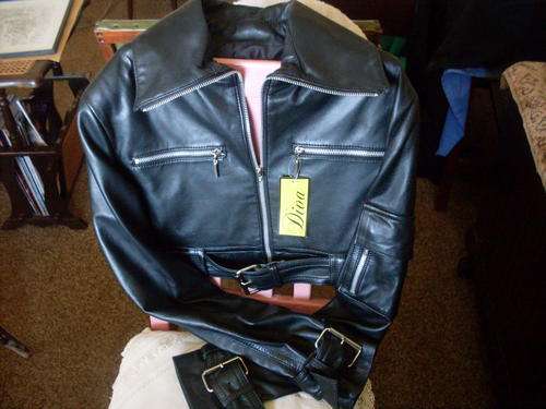 UNWANTED GIFT FROM LONDON - Dior size 34 Leather jacket - Jenni Button - Bolero Style