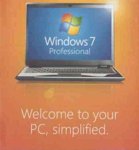 Microsoft Windows 7 Professional 32-Bit upgrade from XP and other Windows 7