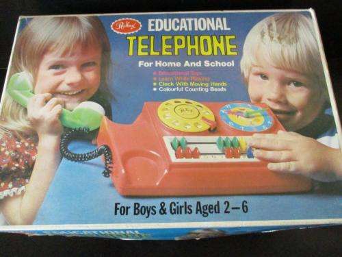 Vintage - Redbox Educational Telephone (boxed) Made in Hong Kong