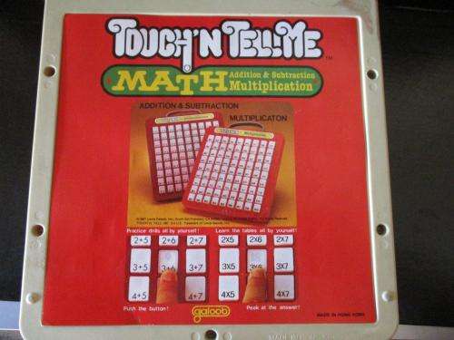 Vintage - Touch `n Tell Me - Galoob Made in Hong Kong 1981